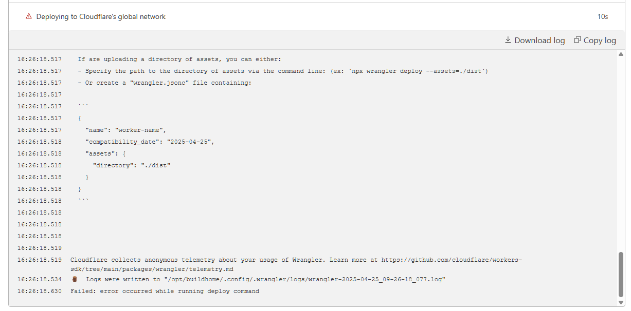 Deploying to Cloudflare's global network